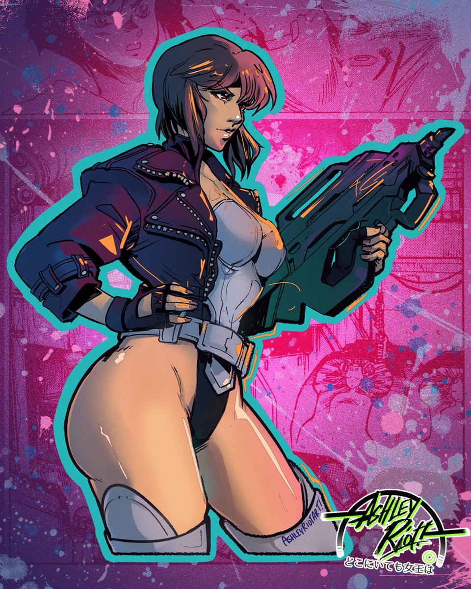 AshleyRiotArt's tweet photo. New #Ghostintheshell is everything I always wanted. The humor is back. https://t.co/bxz7O7m1vO