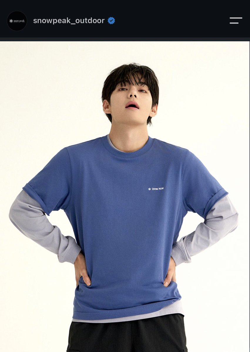 THV_Canada's tweet photo. snowpeak_outdoor IG post

From the fresh mood of nature, Up to a leisurely camping moment.
Capturing the outdoor vibe of summer
Snowpeak graphic tees.

https://t.co/cx9h0b0avL

#TaehyungxSnowPeak
#VxSnowPeakApparel 
SNOW PEAK AMBASSADOR V https://t.co/j4G6GuXKZF