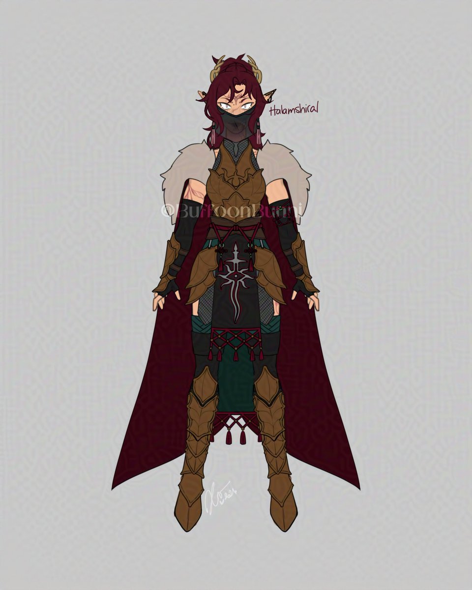 buffoonbunni's tweet photo. i miss dragon age u_u worked on these last year and never posted~ inquisitor lavellan fit check🍁🍀 https://t.co/Gy2wNPOzmv