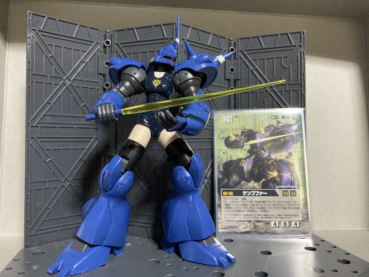 bgg_gamma's tweet photo. ガンダムウォーの思い出といえばスク水ケンプファー https://t.co/GsZX0tRGLP