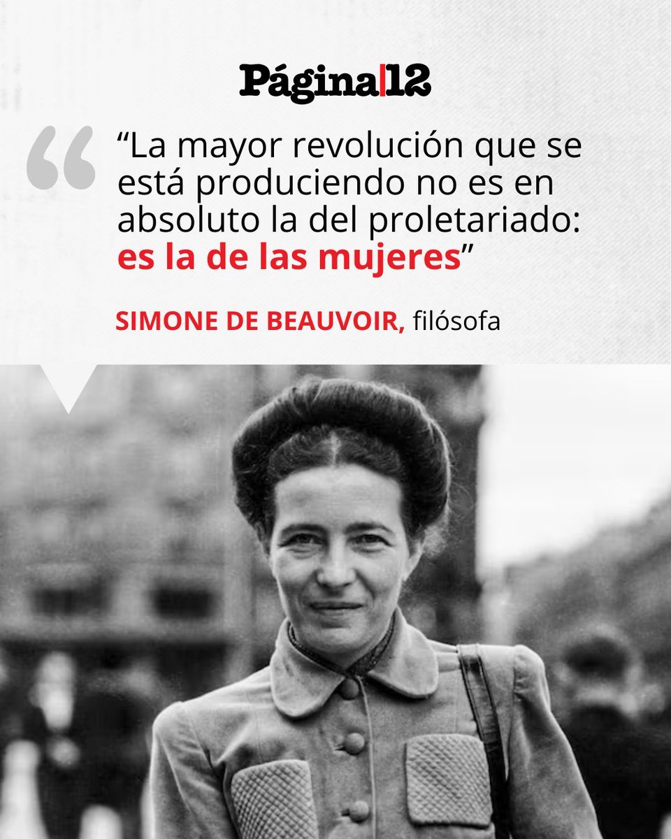 Mariabg2736's tweet photo. Frases ideológicas de la escritora y filosofa Simone de Beauvoir... https://t.co/mQDUdjIOt8