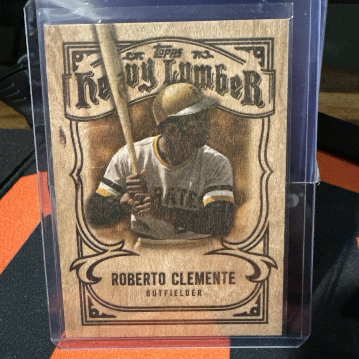 WizzySportCards's tweet photo. First heavy lumber I’ve pulled this year, first pack from a blaster. Are these SP’s or more common this year? @CardPurchaser https://t.co/OPkmWYRo0M