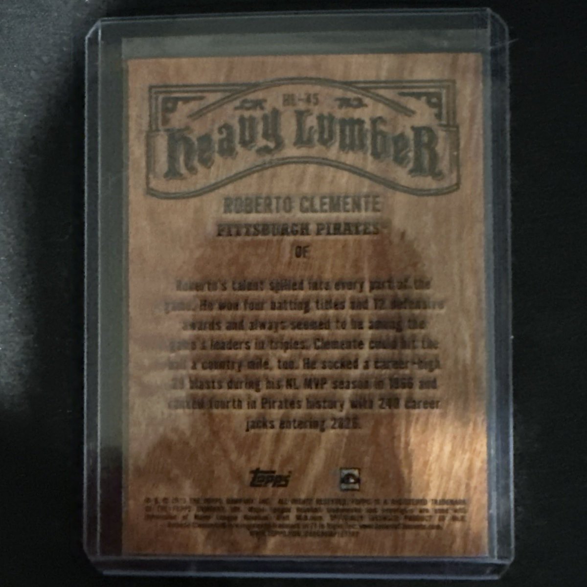 WizzySportCards's tweet photo. First heavy lumber I’ve pulled this year, first pack from a blaster. Are these SP’s or more common this year? @CardPurchaser https://t.co/OPkmWYRo0M