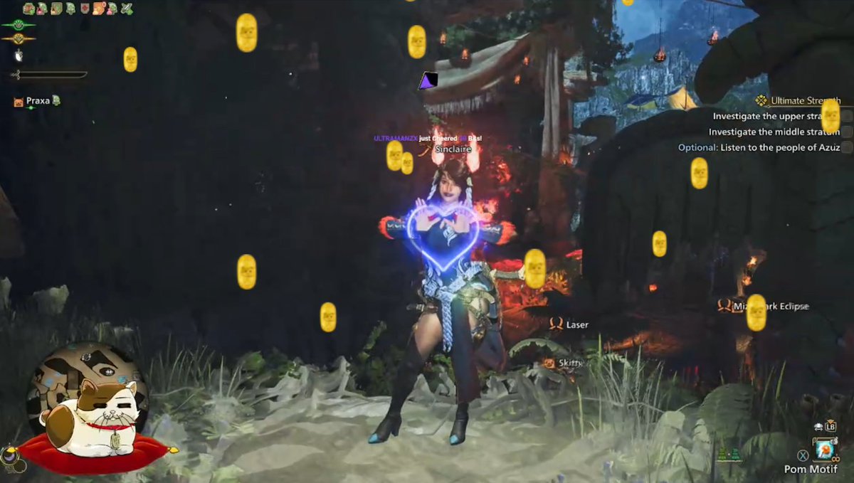 GonzoWorks_Art's tweet photo. Stream complete! Got all our daily bounties and even managed a near-perfect Gogmazios run!  We got raided by @HellionKimberly at the tail-end of the Gog hunt, and then ended with an A-rank Barrel Bowling run and a raid out @rose_dax !

Thank you all for your continued support! https://t.co/LDsbcQeOYE