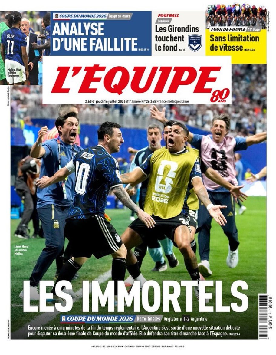 califidalgo's tweet photo. La portada de @lequipe https://t.co/MFIkjynvg2