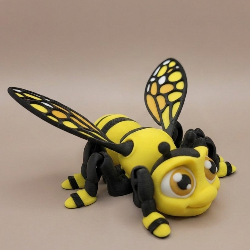 FilamentMuncher's tweet photo. I printed a few Honey Bees from Flexi Factory. They look really good.  The bees are about 3 inches long. What other colors should I make them in?

See what else I maybe printing with my almost 24/7 streams.

https://t.co/tORJbttTyS

@FlexiFactory #3dprinting #bee https://t.co/bIsqY0765r
