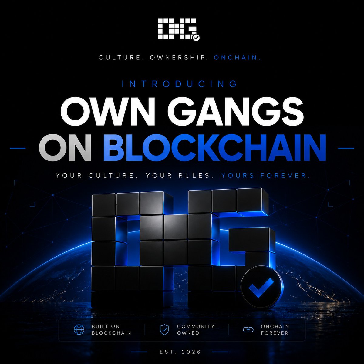 ogblockchain's tweet photo. Introducing Own Gangs on Blockchain

A new home for builders, creators, and communities that choose ownership over platforms

This is only the beginning💎 https://t.co/CFVgVLub2v