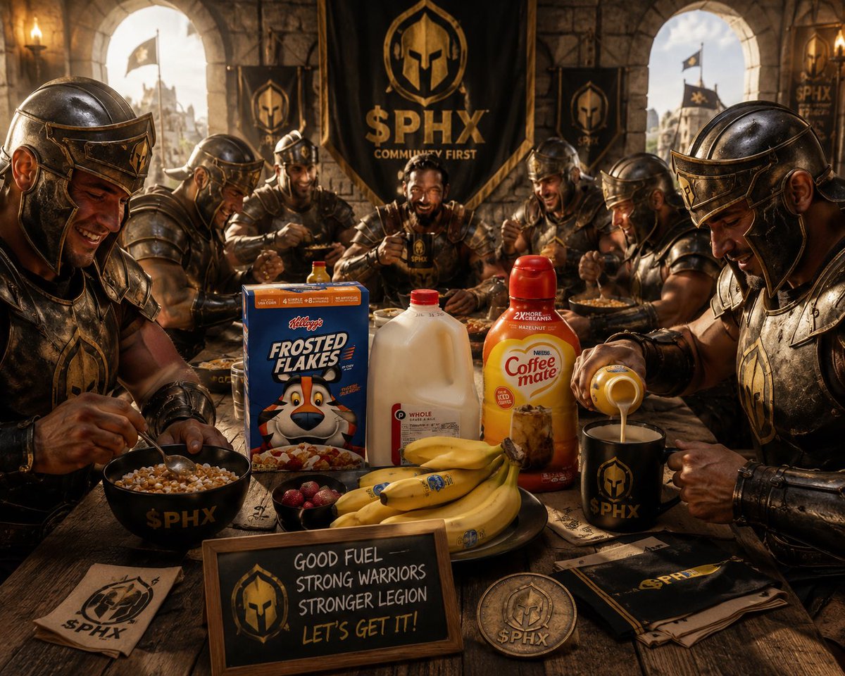 RiseOfTitan1000's tweet photo. Preparing for another day of stacking. ⚔️🥣

A strong community starts with a good breakfast and a clear mission.

Fuel up. Stay focused. Keep building.

One Warrior. One step. One block at a time.

#CommunityFirst

Join the Legion:
💬 https://t.co/SYMdtuVhuA

$PHX

CA
W3N78cfq5KjUDYYMgBQktskrizx7NKAJDkKMTJApump