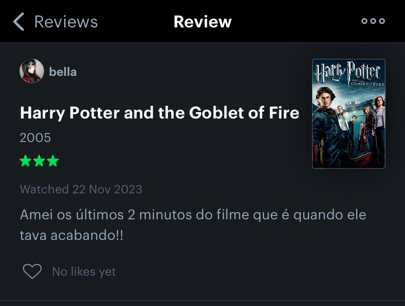 sunvites's tweet photo. “me passa seu letterboxd! cê deve escrever umas resenhas super inteligentes”
e eu: https://t.co/ZTgS1haQdG