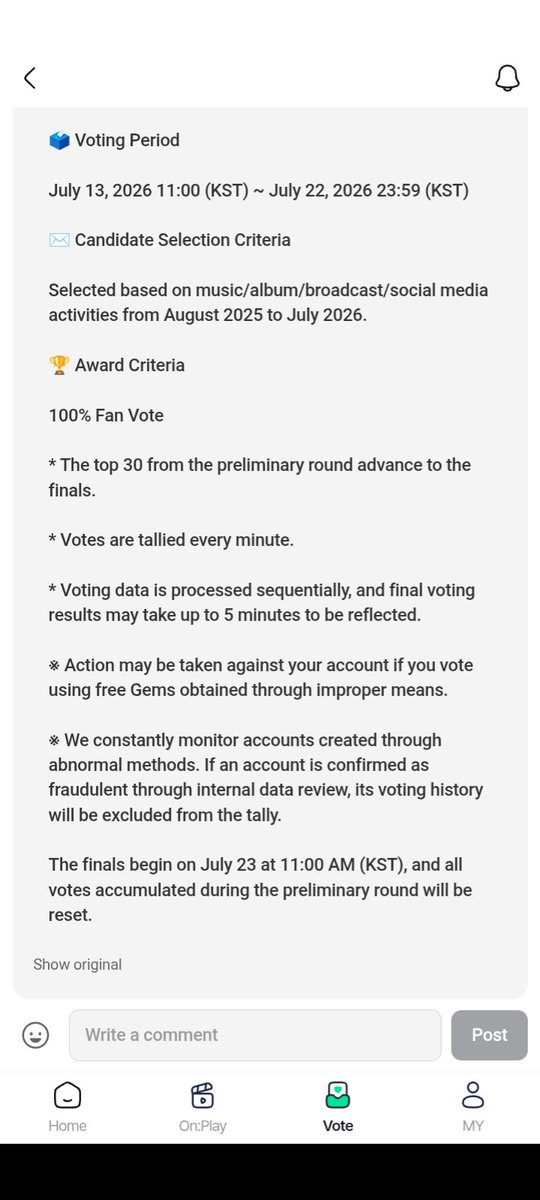rripipie's tweet photo. MEOVV is currently ranked #26 in the 2026 KWDA Female Group Popularity Award – Preliminary Round.

Only the Top 30 will advance to the Finals and all votes will reset before the final round begins.

📅 Preliminary voting ends on July 22. Vote on the Fantheone app! https://t.co/SzjEQ1I6nV