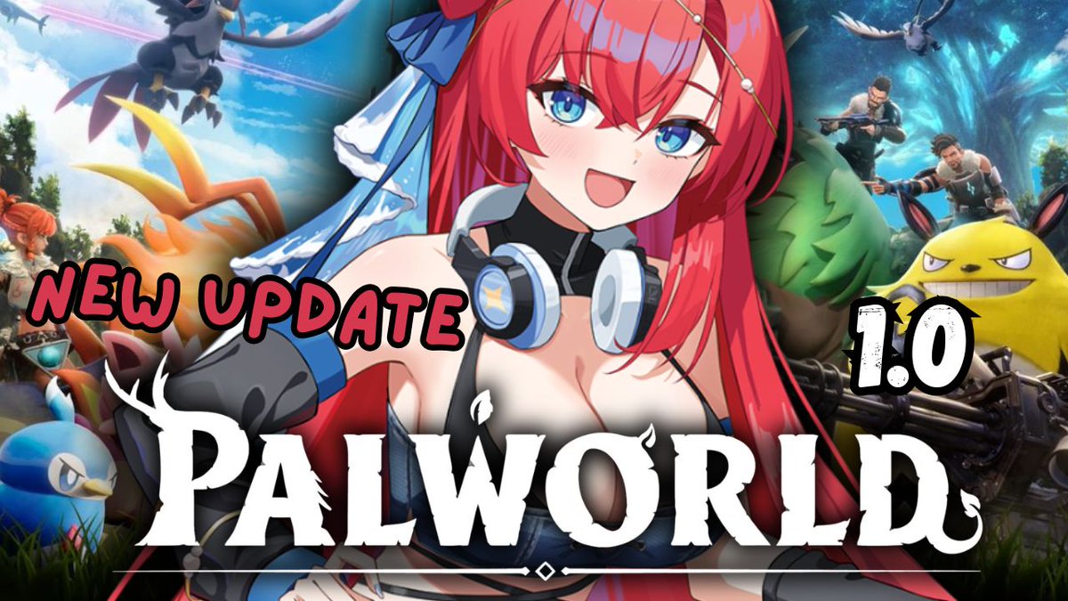 SinonSinfonia's tweet photo. LIVE ON YOUTUBE &amp; TWITCH NANOYO!!!            

PDT 07.15.2026 9PM      
JST 07.16.2026 1PM 

【PALWORLD】New Update?! What is Palworld??? https://t.co/XA70UtUILh