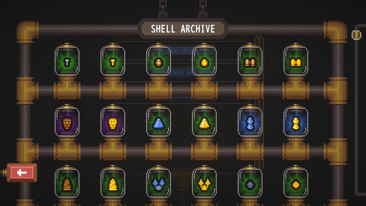 MANGATA_GAMES's tweet photo. Every Shell and shield has its own skill — build your own deck from ~130 types.
The combinations are endless. Find your perfect build.
#BULLACATOR #indiegame #roguelike #deckbuilder https://t.co/hx2Smf9ZME