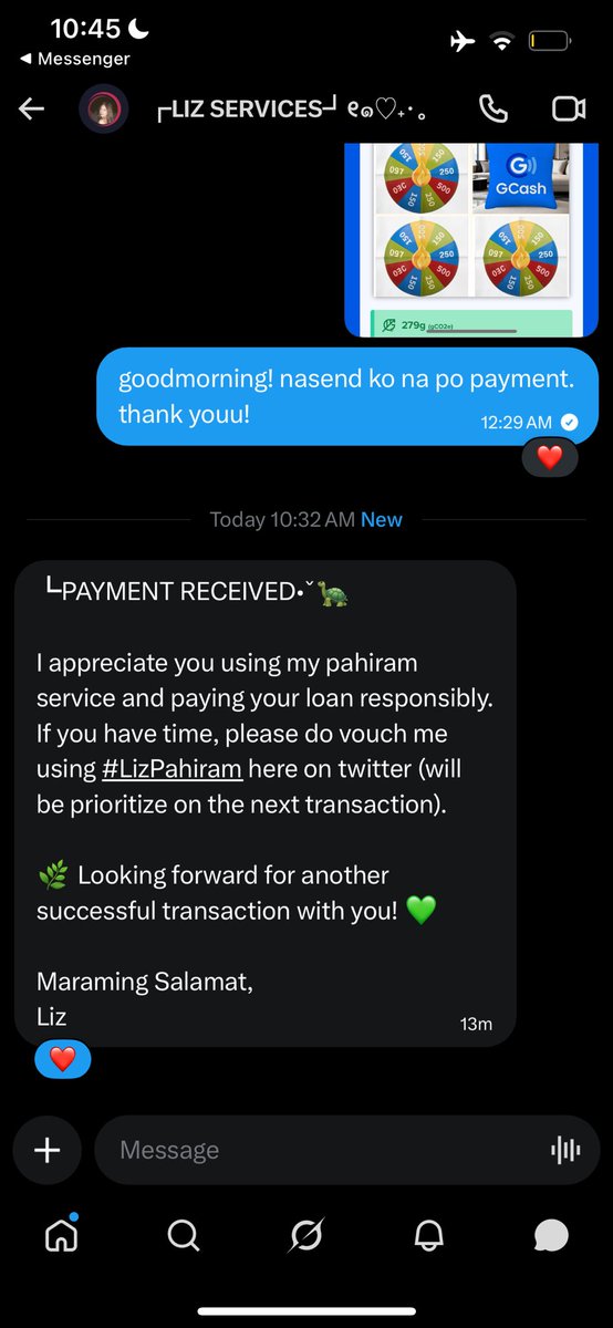 larkinbabe's tweet photo. thank you so much po sa pag hiram. very smooth transaction w @lizservices_ #LizPahiram 🥰 https://t.co/8uqkcgaxWA
