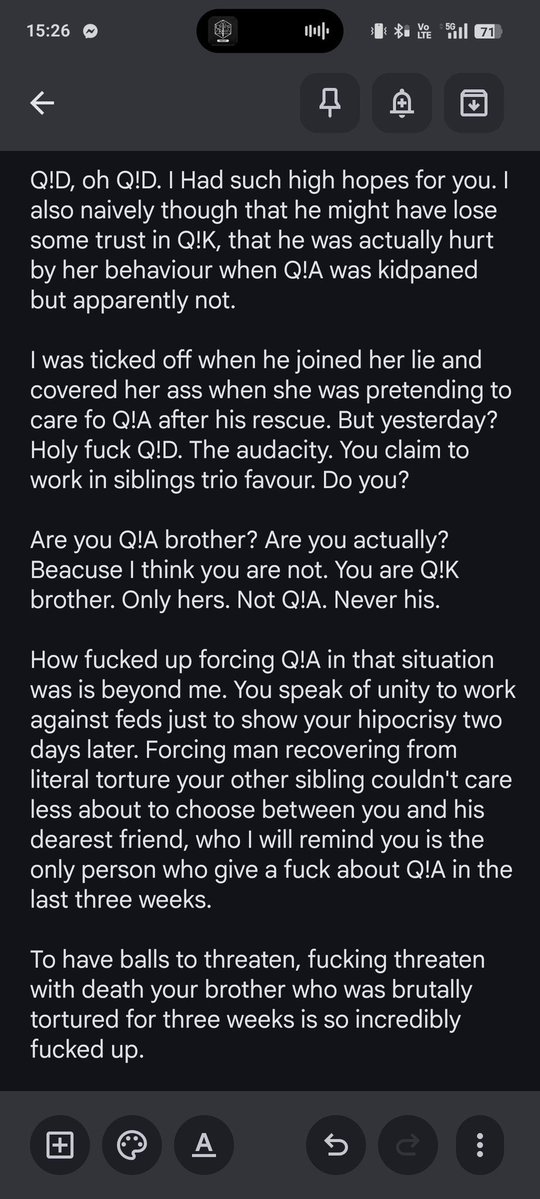 furaena's tweet photo. 🧵 Refuting every single one of this fool’s points because I refuse to let anyone talk down on q!Katie: https://t.co/h0FTHrAlDJ