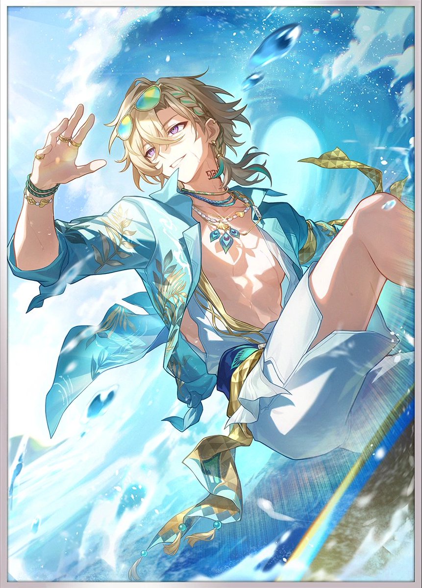 StarRailVerse1's tweet photo. AVENTURINE WAVEFLAIR LC - Summer Rides the Surf

Increases the wearer's CRIT Rate by 18%. When the wearer uses an Elation Skill, gains "Hype", which increases the wearer's SPD by 20%. If the Elation Skill used is different from the last Elation Skill used, additionally gains "Trend," which increases the wearer's Elation by 36%. At the start of every wave or after the wearer uses their Elation Skill 3 time(s), recovers 1 Skill Point.

Via Nanoka

#HonkaiStarRail