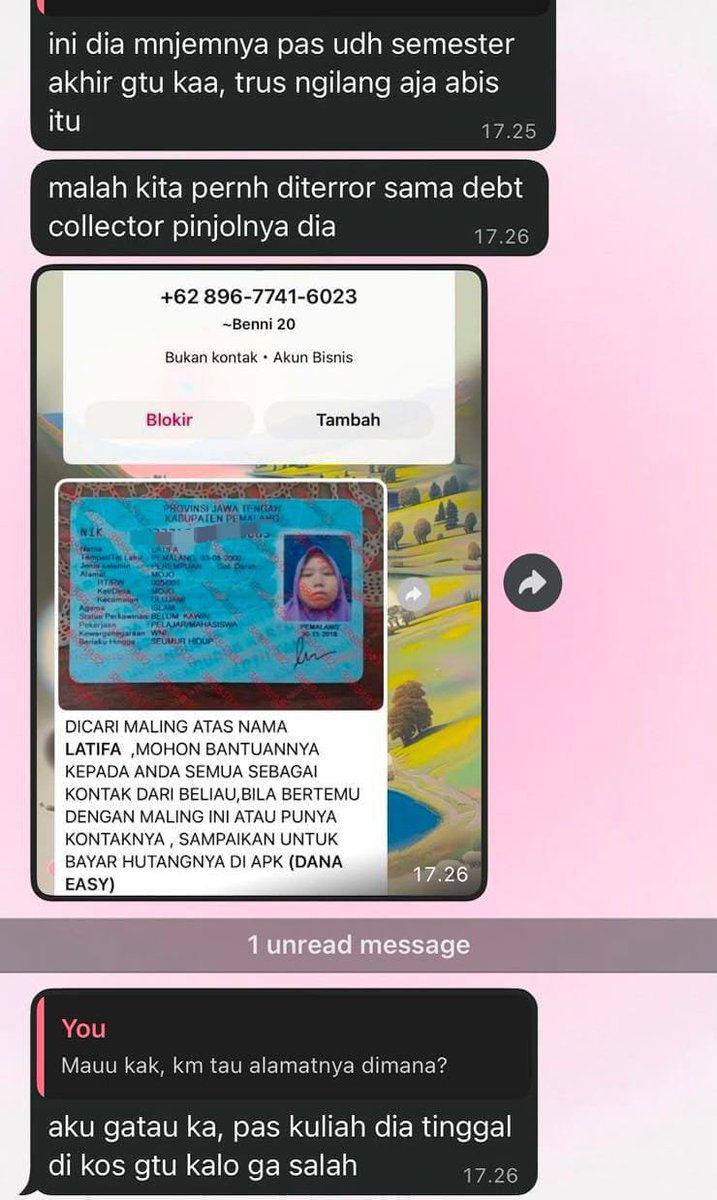 alpacamukbang_'s tweet photo. @Eldeo4 gue udh tahan untuk gak masukin ini ke thread dan filter mana yg harus gue spill dan ngga. 
Tapi lu bikin kesabaran gue habis latifa. lu deact ig, WA gk aktif. So gue akan up ini karna lu bnr² gak ada itikad baik.

siapapun yg ketemu org ini dijalan tolong seret ke kantor polisi. https://t.co/9zBum7fx1H