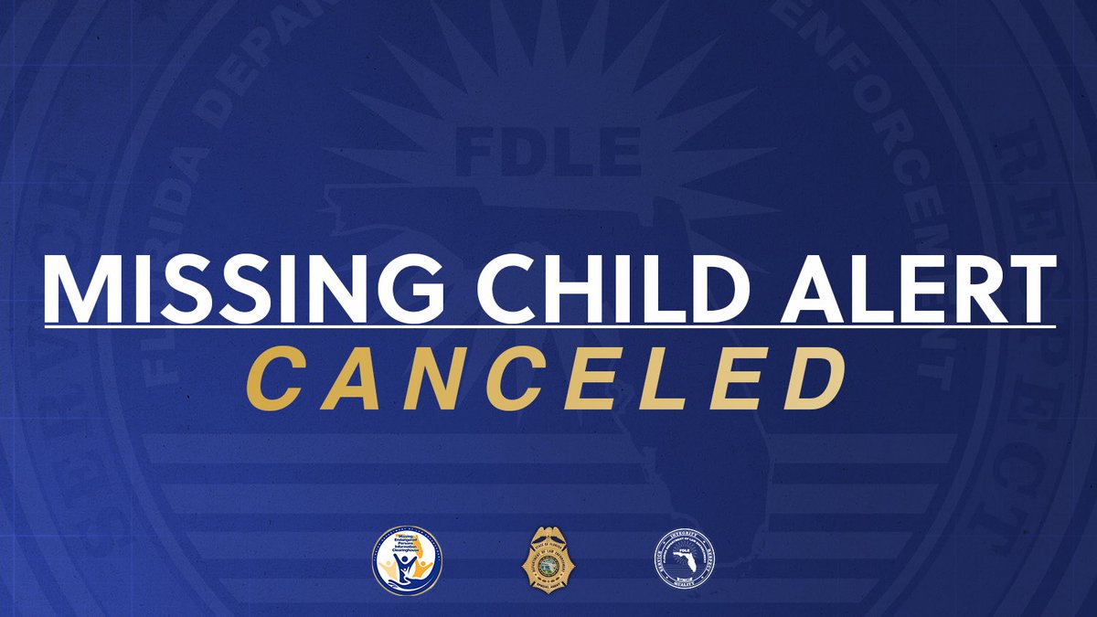 fdlepio's tweet photo. UPDATE: This is a cancellation to the Florida Missing Child Alert that was activated on 06/01/2026 for ELISSAMCCARTHY. The child is safe.
If you would like further information, please call the Hamilton County Sheriff's Office at 386-792-1001. https://t.co/01mD3o9cy1