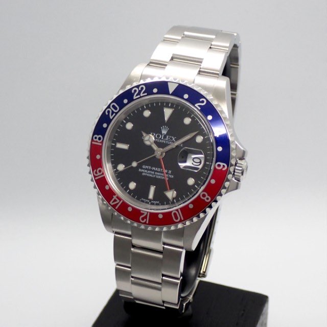 909kyoto's tweet photo. ロレックス GMT-MASTER II 中古品
商品番号:275331
Ref.16710 赤青ベゼル
年式:2004年製(Ser.F7~)
SPEC:40mm/SS
付属品:箱・保証書
https://t.co/ZtCLFuXk4v
ストックリスト
https://t.co/EZO9b8CQQx
#ROLEX #GMTマスターII #REF16710 #クォーク https://t.co/aJleM8RGyP