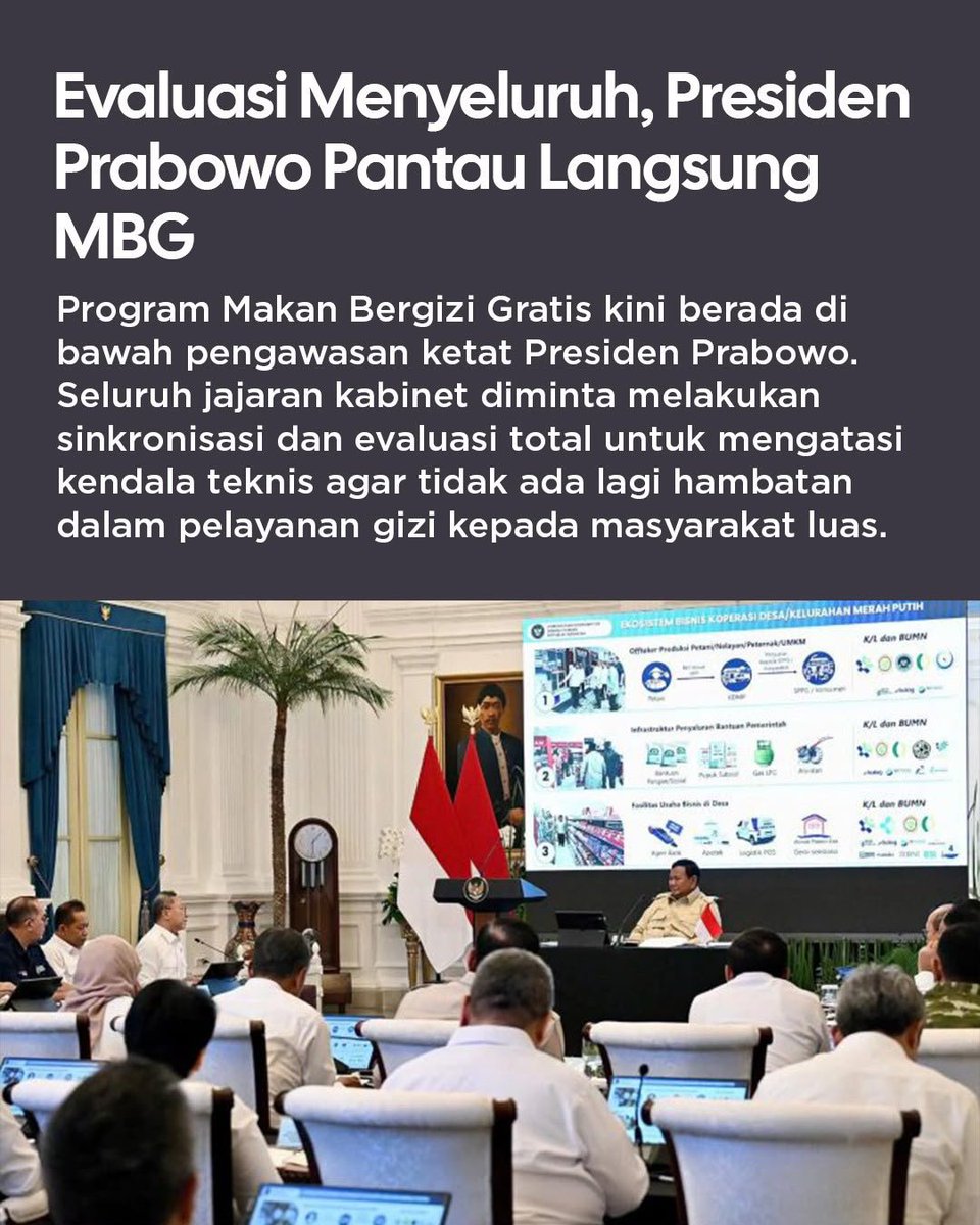 DirzaKarim's tweet photo. Semoga Evaluasi Menyeluruh Program MBG membawa perbaikan yang semakin baik demi kepentingan bersama.
#PenertibanSPPGNakal https://t.co/SB35ncenUQ