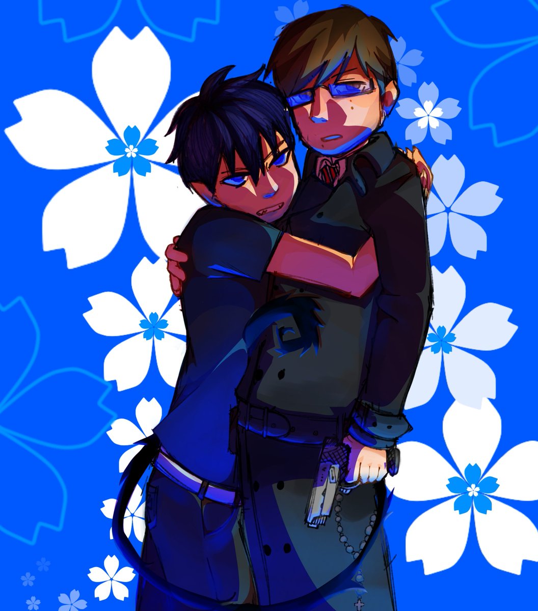 Janey_2_'s tweet photo. Vicious kitty and his guard dog
#rinokumura #yukiookumura #blueexorcist #aonoexorcist https://t.co/Dl0hQEwIiM