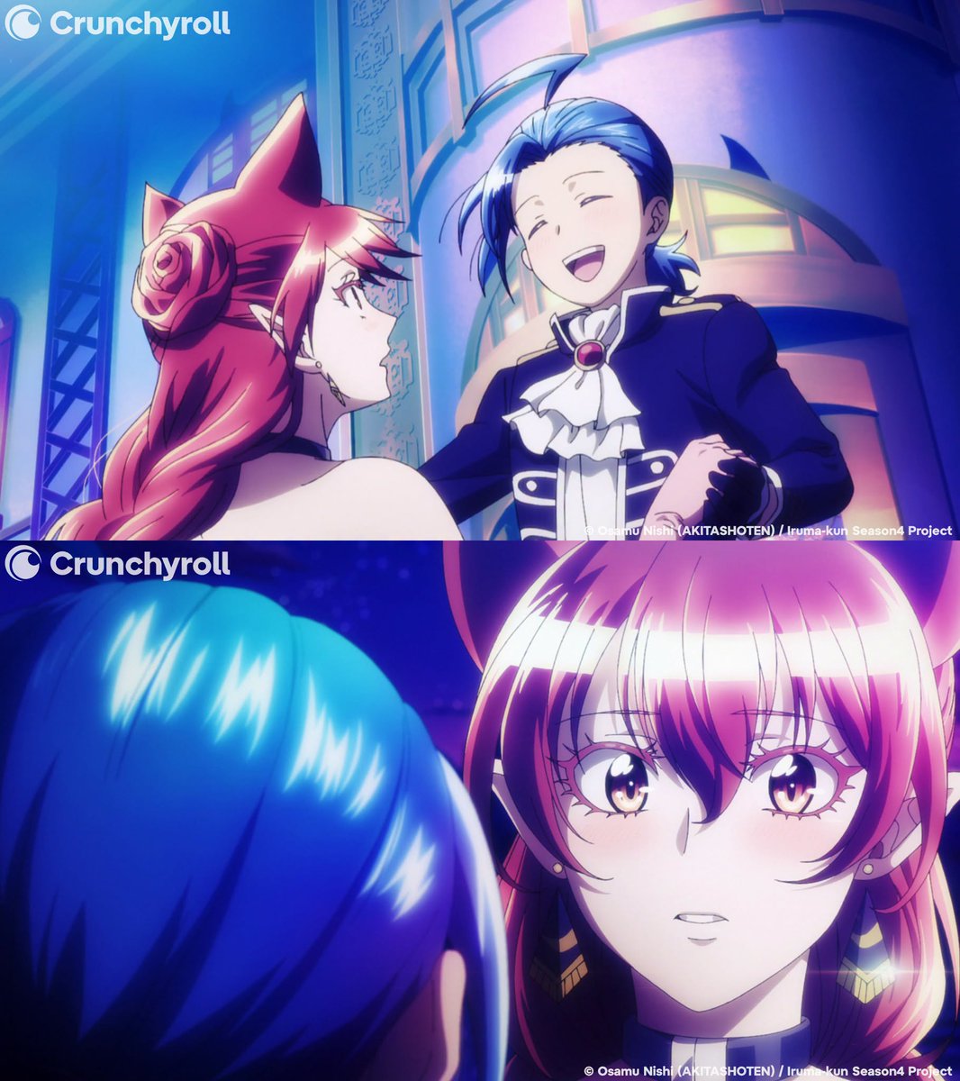 Crunchyroll's tweet photo. The way she looks at him 💕 (via Welcome to Demon School! Iruma-kun Season 4) https://t.co/r7vygwtBah