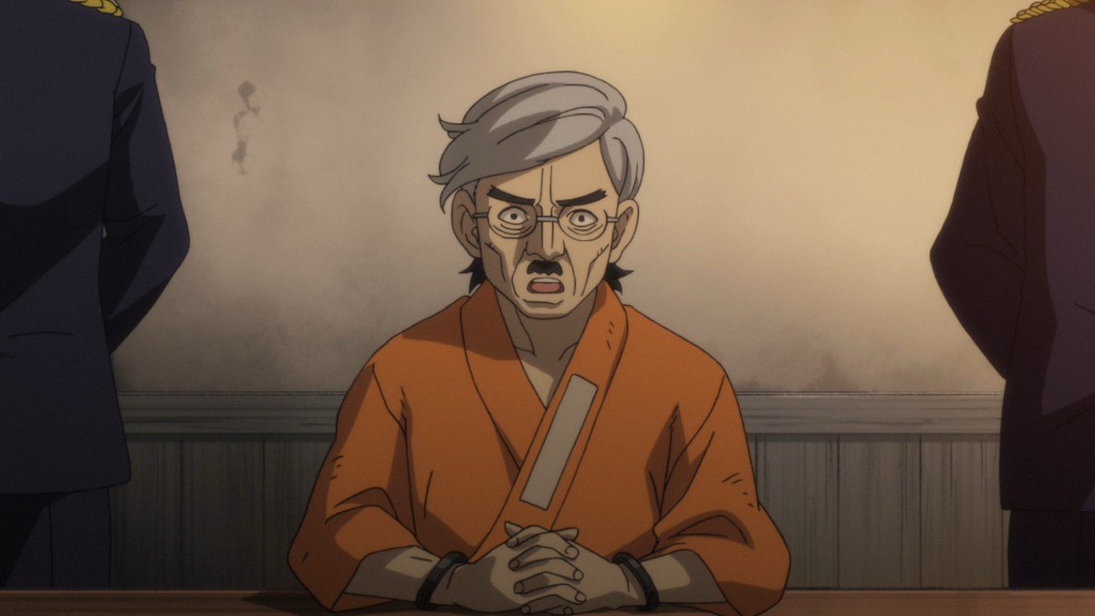 kamuy_anime's tweet photo. 【Happy birthday🎉】
本日7月16日は
▰▰白石と共に収監されていた天才贋作師▰▰
TVアニメ『#ゴールデンカムイ』
熊岸長庵役・古川登志夫さんの誕生日です！

古川さん、誕生日おめでとうございますッ!! https://t.co/GV2regu2FB