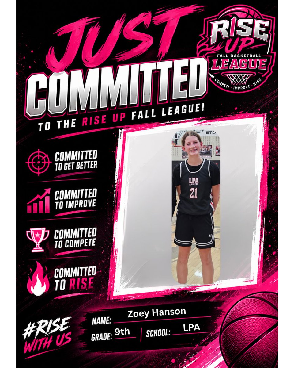 TeamRiseUp701's tweet photo. LOCKED IN. 🔒🏀 
Welcome to the Rise Up Fall League!
Compete. Improve. Rise. 🩷 https://t.co/vcPUDeGWyF