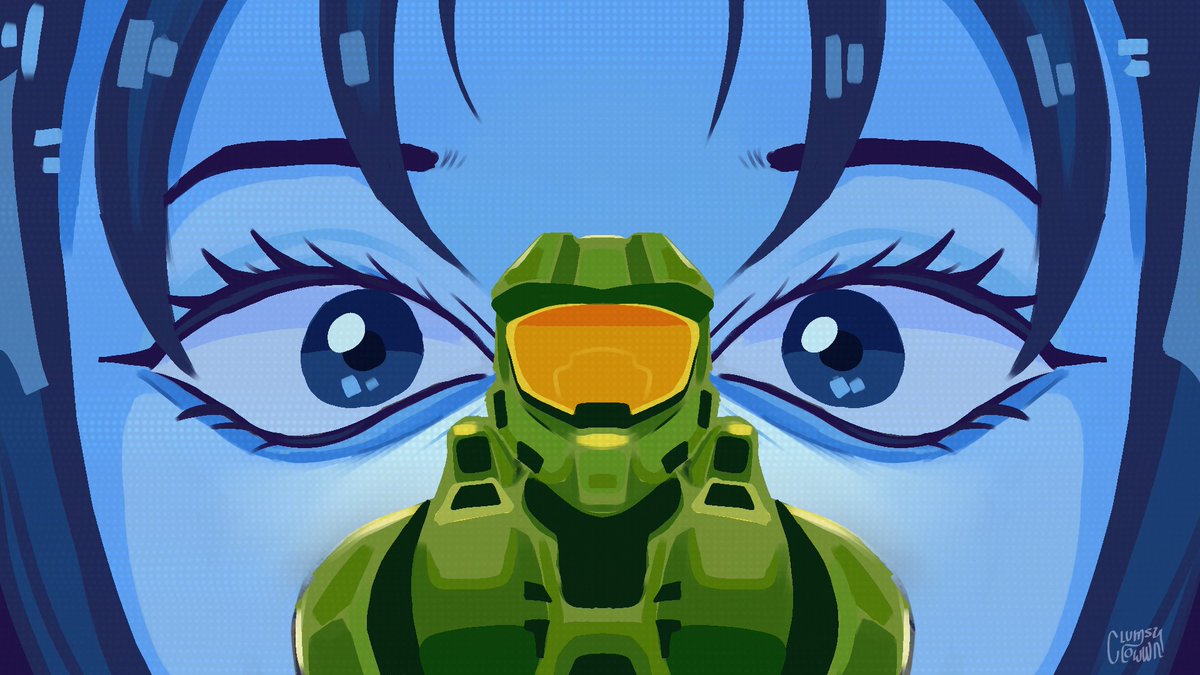 Clummsy_'s tweet photo. They let me pick. Did I ever tell you that?

#halo #masterchief #cortana #fanart https://t.co/ssl7PnXvjG