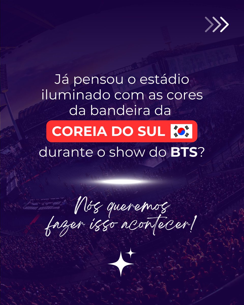 PurpleOceanBR's tweet photo. O sonho de transformar o MorumBIS em um verdadeiro mar de luzes está começando! 💜
Apresentamos o Projeto das Luzes, uma iniciativa do ARMY para criar um momento inesquecível durante os shows do BTS no Brasil.

Em breve divulgaremos as instruções as informações!💜✨ https://t.co/K6TUnJM9pz