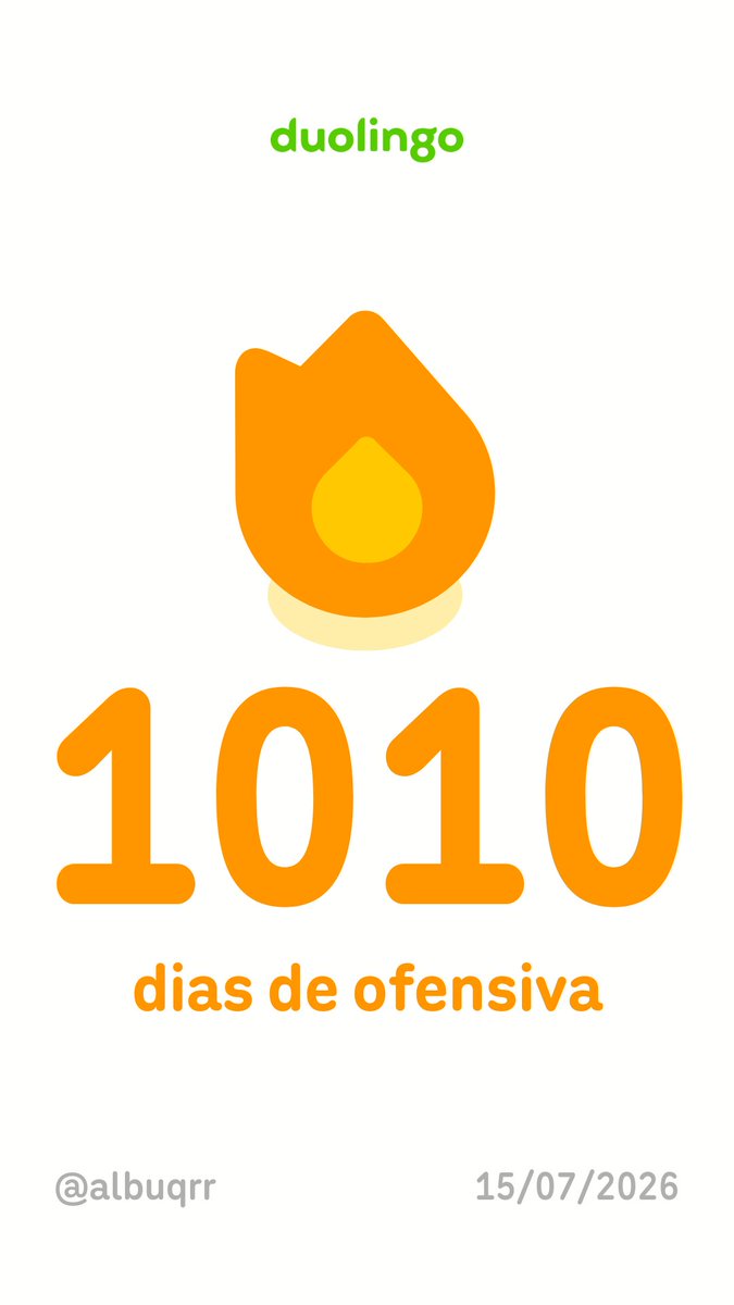 amaismediocre's tweet photo. deixando registrado aqui minha ofensiva no duolingo, infelizmente de uns tempos pra cá perdeu muito a qualidade, parece que você não evolui mais como antes e a cada atualização fica pior...
descanse em paz 🥀
2023 - 2026 https://t.co/3ktpf5wMPh