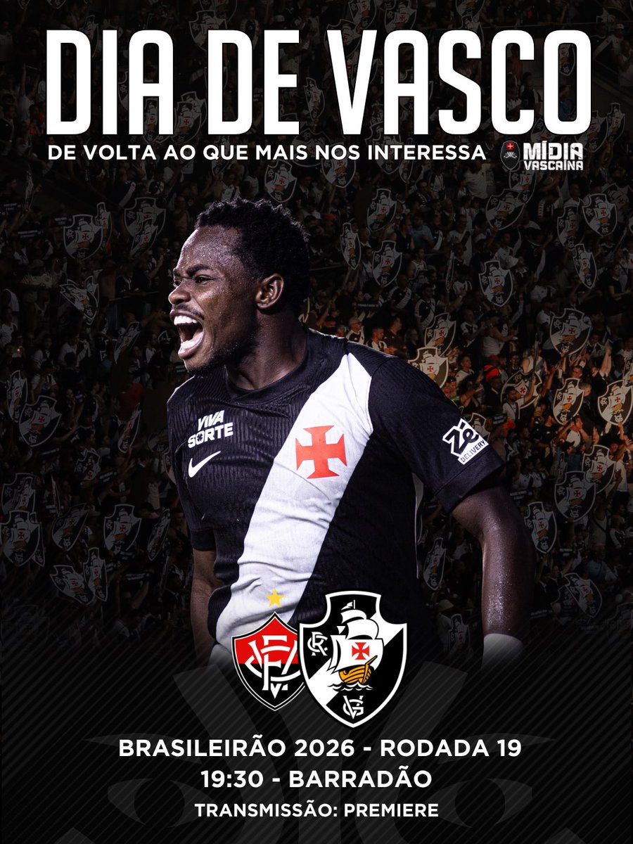 midiavascaina's tweet photo. As crianças já se divertiram. 

Chegou a hora dos adultos.

Pausa na Copa. Fim das preliminares. 

Hoje joga o GIGANTE. 

#DiadeVasco https://t.co/V6eFXv51MO