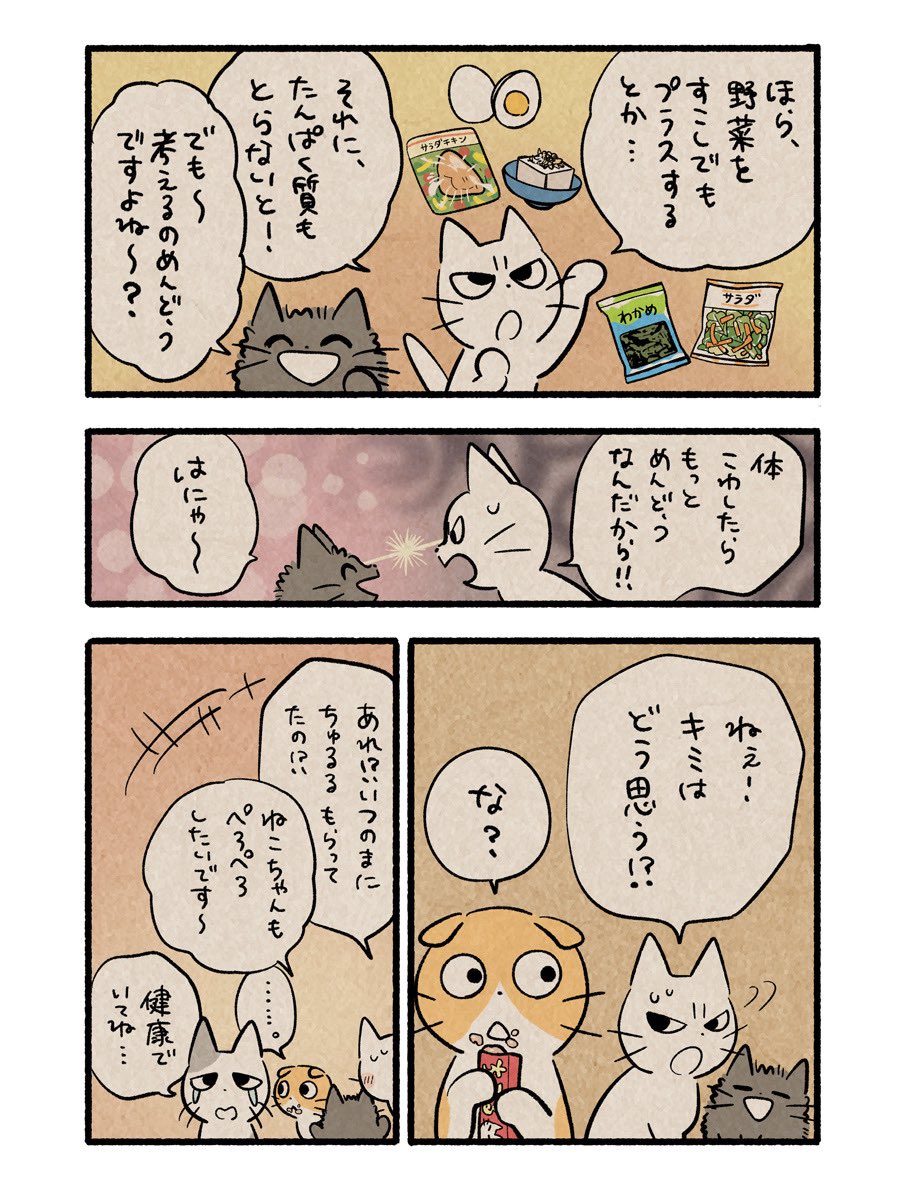 shikaruneko's tweet photo. 今日はなに食べるの？【その2】(おわり) https://t.co/8ezOqBePMD