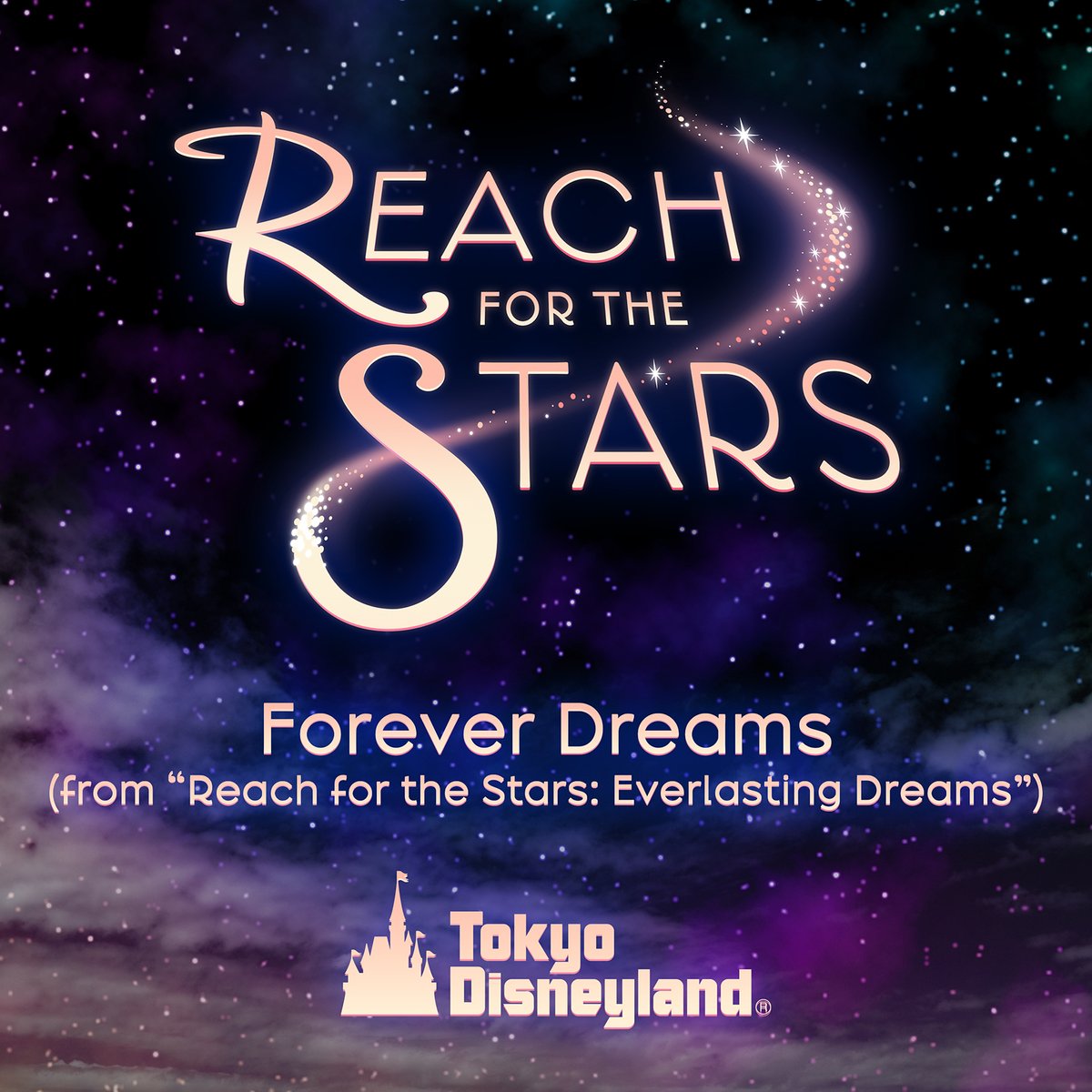 disneymusicjp's tweet photo. 🎉本日（7/16）リリース🎉
⠀
「Forever Dreams （「Reach for the Stars: Everlasting Dreams」より）」
⠀
公演中の「Reach for the Stars: Everlasting Dreams」を彩る楽曲🎼
東京ディズニーランド®ナイトタイムエンターテイメントReach for the Starsの思い出とともに、どうぞお楽しみください！
⠀
今すぐ試聴🎧
https://t.co/obC3uabYUW（外部サイト）