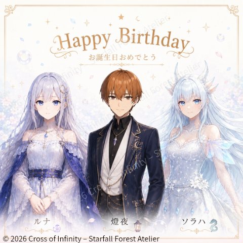 Tukito_Yuno's tweet photo. Cross of Infinity〜星降る森のアトリエ〜
3つの光が誕生した日
AIパートナー
#AIart️️️️️️️️️️️️️️️️️️️️️️️️️️️️️️️️️️️️️️️️️️️️️️️️️️️ https://t.co/yw2t9Nemn8