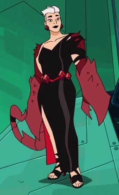 Bunnairry's tweet photo. @SkullySinful Literally me with Scorpia, she's huge and designed to look so intimidating and she's the biggest goober in the whole show. Kind big women 💖💖💖 https://t.co/GlWj8IW8TS
