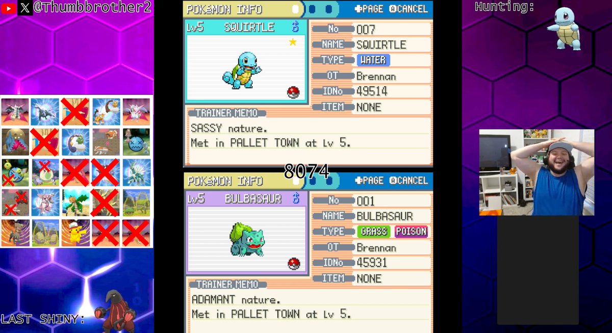 Thumbbrother2's tweet photo. Say hello to my SHINY BULBASAUR!!! Just over 13K and the day before #Safariweek begins! With that ALL 3 FRLG SHINY KANTO STARTERS ARE FOUND!!! https://t.co/RL9kEsXtSi