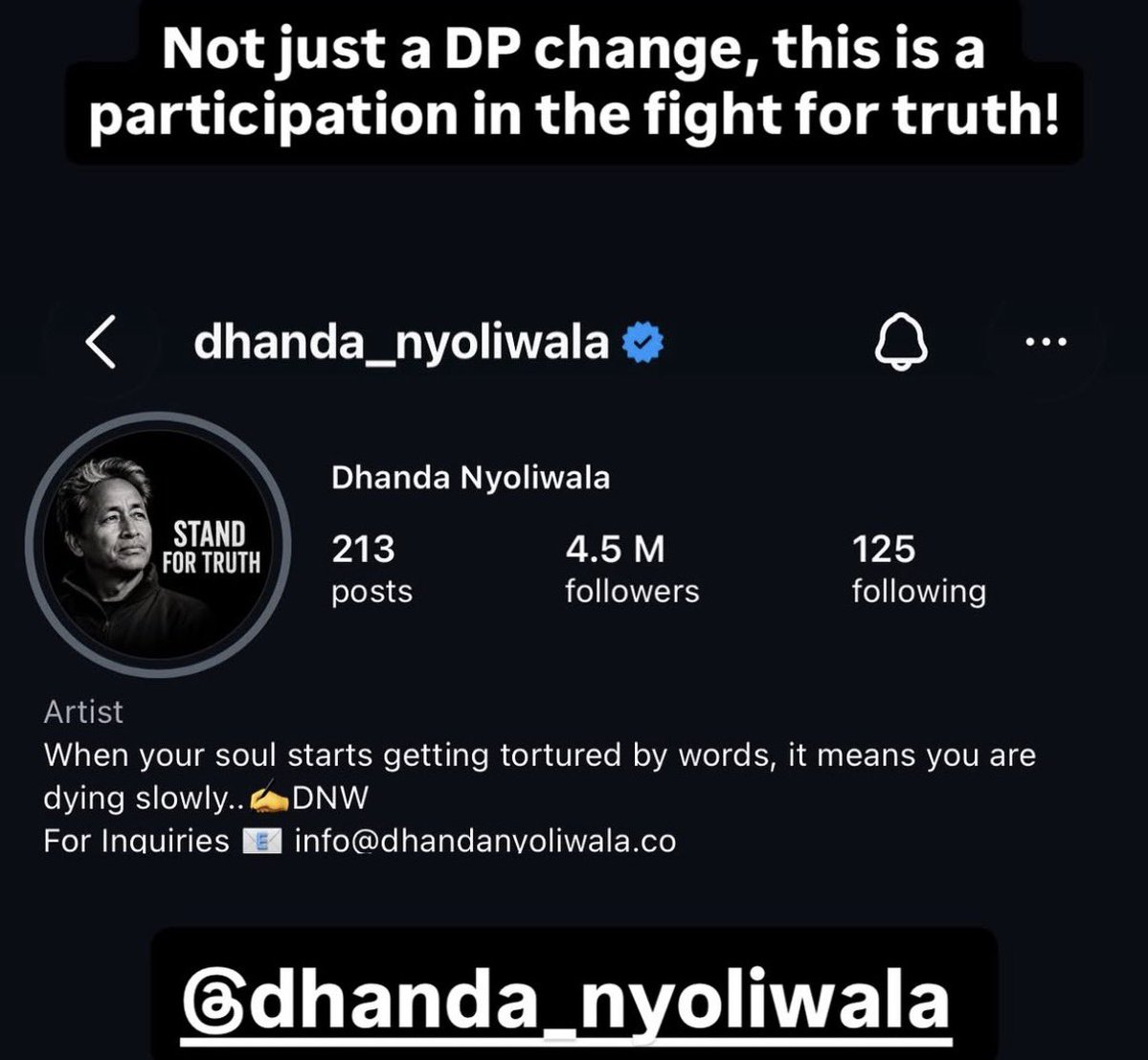 Cockroachisback's tweet photo. Actors, entertainers, rappers - all of India is rising up in solidarity with @Wangchuk66 

Dharmendra Pradhan must resign! https://t.co/BWsERpBa0f