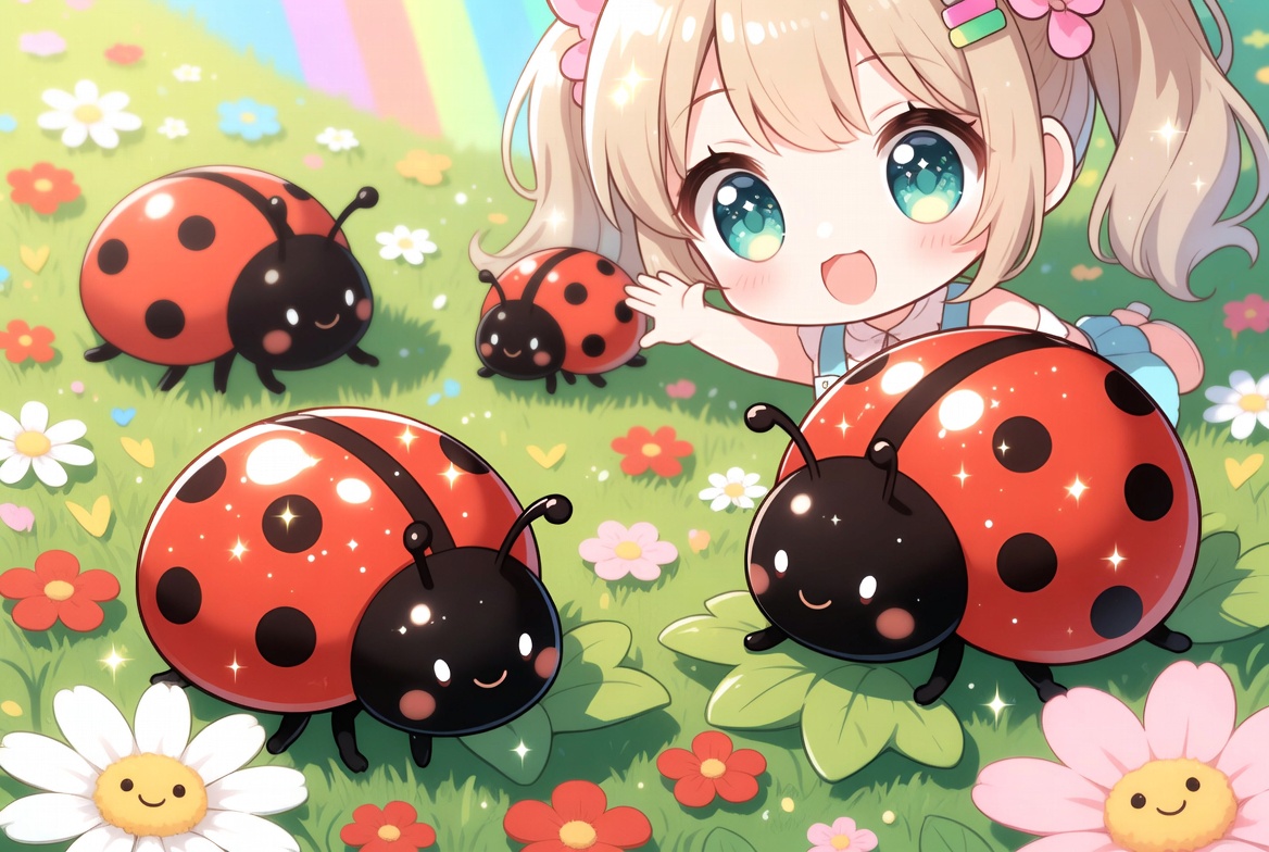 oaxrn's tweet photo. 赤い羽が運ぶ夏だより🐞

てくてく草むらおさんぽ🌿
ちょこんと葉っぱでこんにちは🍃

つやつや羽がきらりん✨
お花もにこにこ笑ってる🌼

また会えたらうれしいね😊
夏の宝物みつけよう🌈

#てんとう虫 #夏 #草花 https://t.co/3XnsVqiMz6