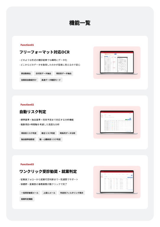 startupkenpo's tweet photo. コトブクが選ばれる3つの理由
① 慶應義塾大学との共同開発による特許AI技術

受診機関ごとに異なる紙の健診結果を、特許AI技術で正確にデータ化。前年比較や複数項目の関連性まで考慮し、本当に対応すべき有所見者を自動抽出します。

② 健診関連業務の約85%を自動化

案内・受診管理から結果回収、データ登録、有所見者フォロー、労基署報告用データの集計まで自動化。専門職が常駐しないスタートアップでも、対応漏れを防ぎながら法定義務を確実に果たせます。

③ Pマーク取得済・IPO準備にも耐えるセキュリティ

通信・保存時の暗号化、アクセス権限管理、操作ログ監査を徹底。業界最低水準のコストで、医療情報を扱う上で必要な情報管理体制を構築できます。