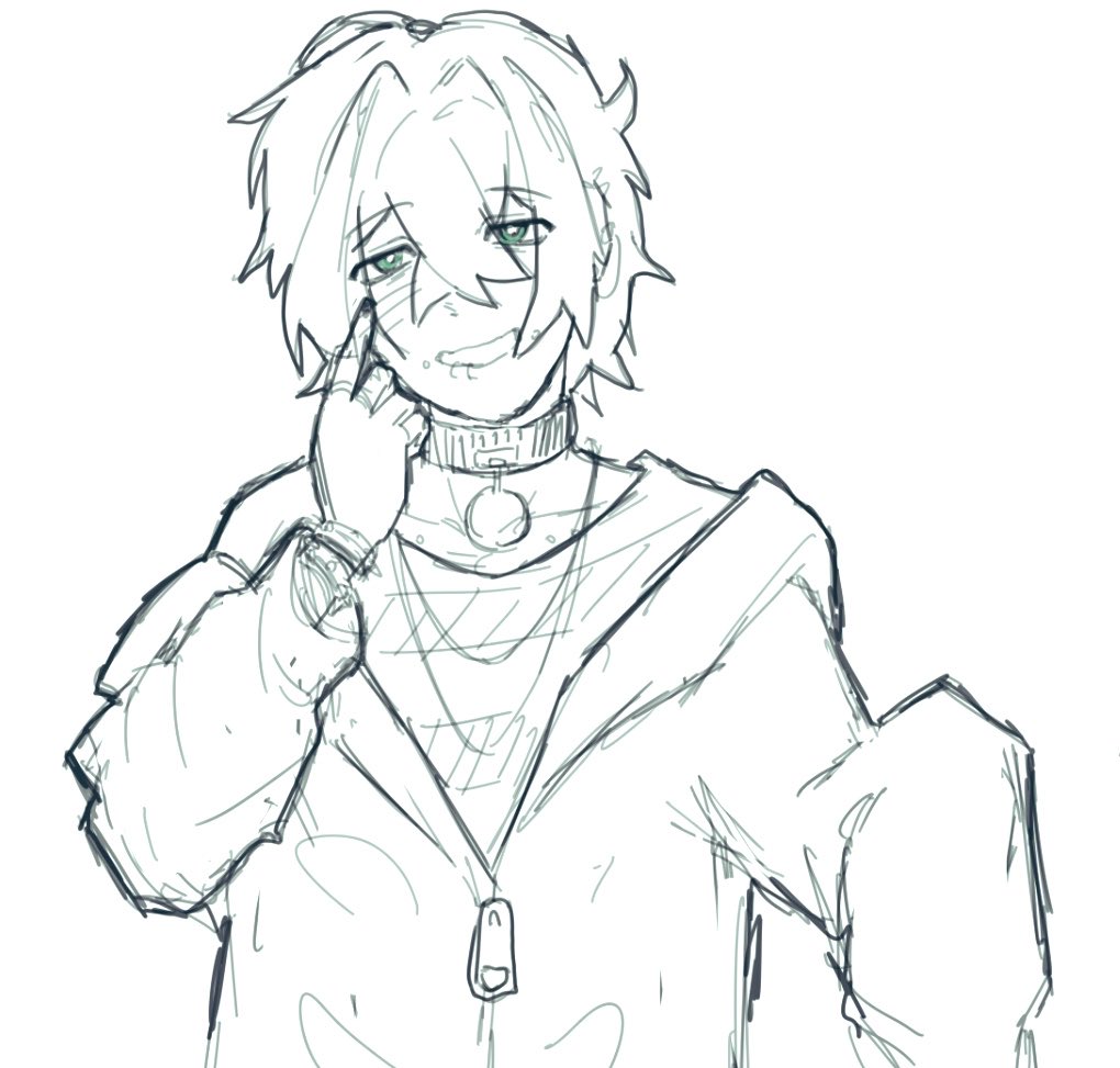 Nulshockk's tweet photo. self indulgent probably ooc jirai danshi Kylar sketch https://t.co/uC4Fj7tWqt