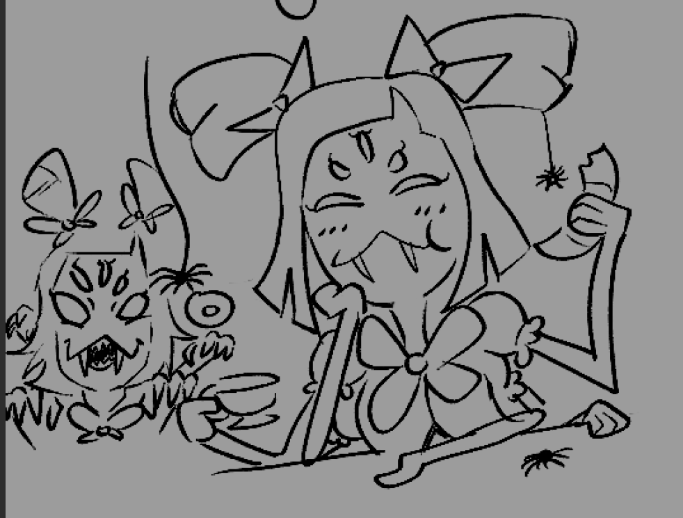 PINKPUSSYFLOWER's tweet photo. @SPIDERBAG3L you're right , so i drew your muse https://t.co/0VMbQi1QBA
