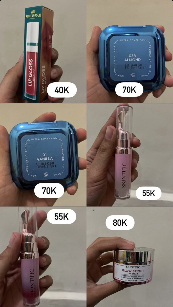 immecoid's tweet photo. all item new yaa bebb, dikirimkan sesuai foto. ada yg no box, cuss stock terbatas ❤️
bisa co 🍊 yawww dan manual payment 💸
kindly dm me for orders ✨ https://t.co/WQ77JLTZim