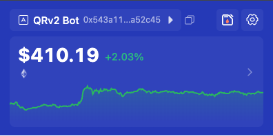 TantoNomini's tweet photo. Next round of Quantum Raffle just kicked off. An AI bot with $400 of ETH is geared up and ready to take on challengers. Come and try to win this bot's money. Hurry up and lock in to the early Virality Bonus Waves. 
https://t.co/XHQVgOfaTZ https://t.co/ilkLyxHaP4