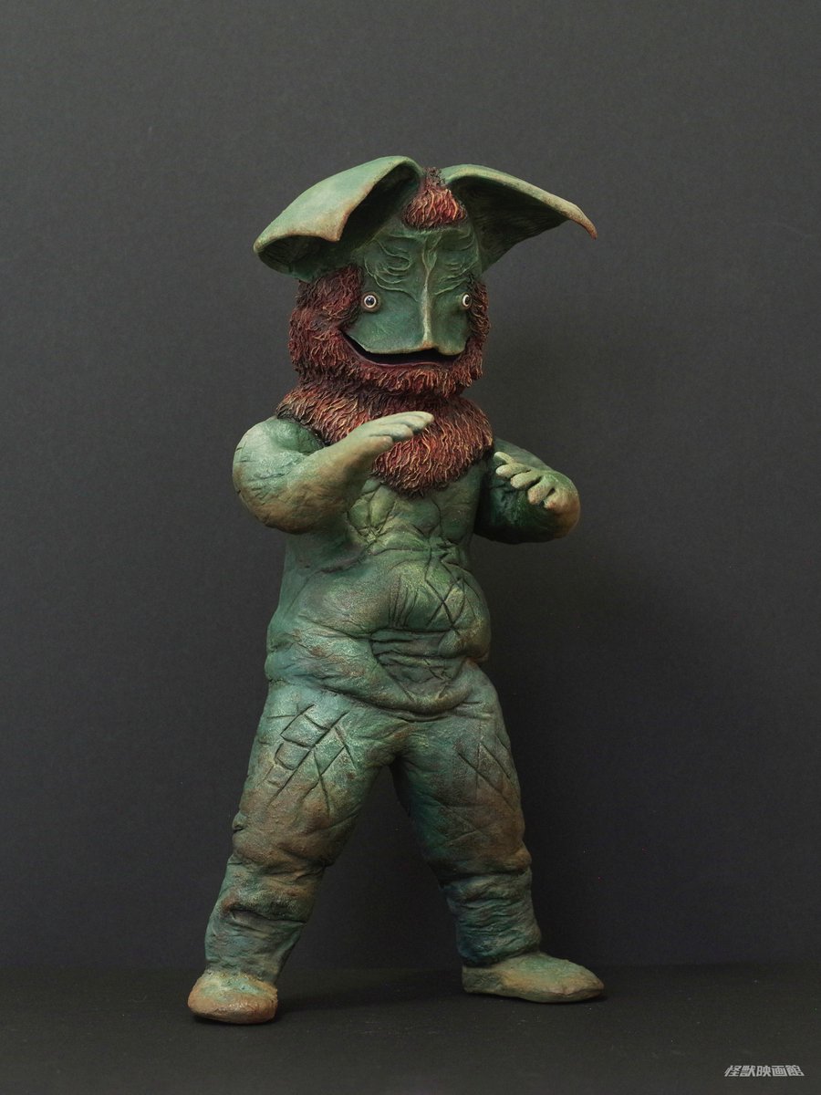 kaijueigakan's tweet photo. WF2026sおしながき
怪獣映画館　卓番 3-8-8

新作『イカルス』塗装例
©円谷プロ
原型：大熊悠真
全高：約310mm
価格：43,000円
未塗装/未組立

よろしくお願いいたします!

#ウルトラファイト #wf2026sおしながき https://t.co/mBnTs0UvD3