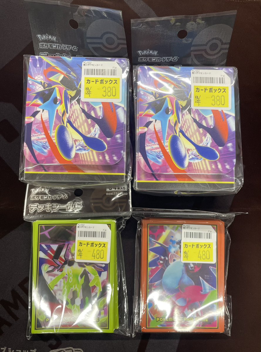 ポケカ　公式デッキケース　デッキシールド　まとめ売り ⚡️ #ポケモンカード 入荷情報⚡️ デッキケースとデッキシールド入荷