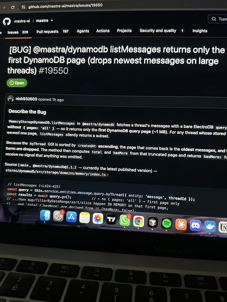 m_abdsays2's tweet photo. Lets Contribute 🚀

Instead of waiting for a opportunity, i will create one. ☝️ 

@mastra https://t.co/uQlVqryafN