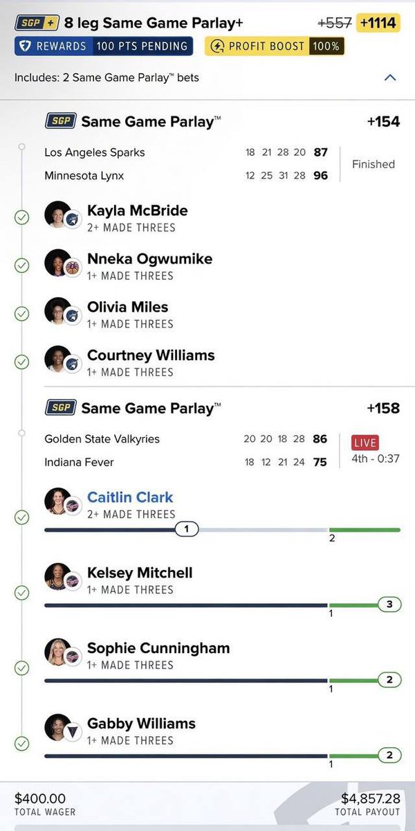 dbunk_picks's tweet photo. No safe bets here. Full send on the 8-leg 🎲🚀

This is what happens when you trust the boost ⚡

From $25 to $400 stake… still built like a champ 💪🏆

8-leg SGP or bust. Let’s make it happen 🔥🍀 https://t.co/f3OXpaeROe
