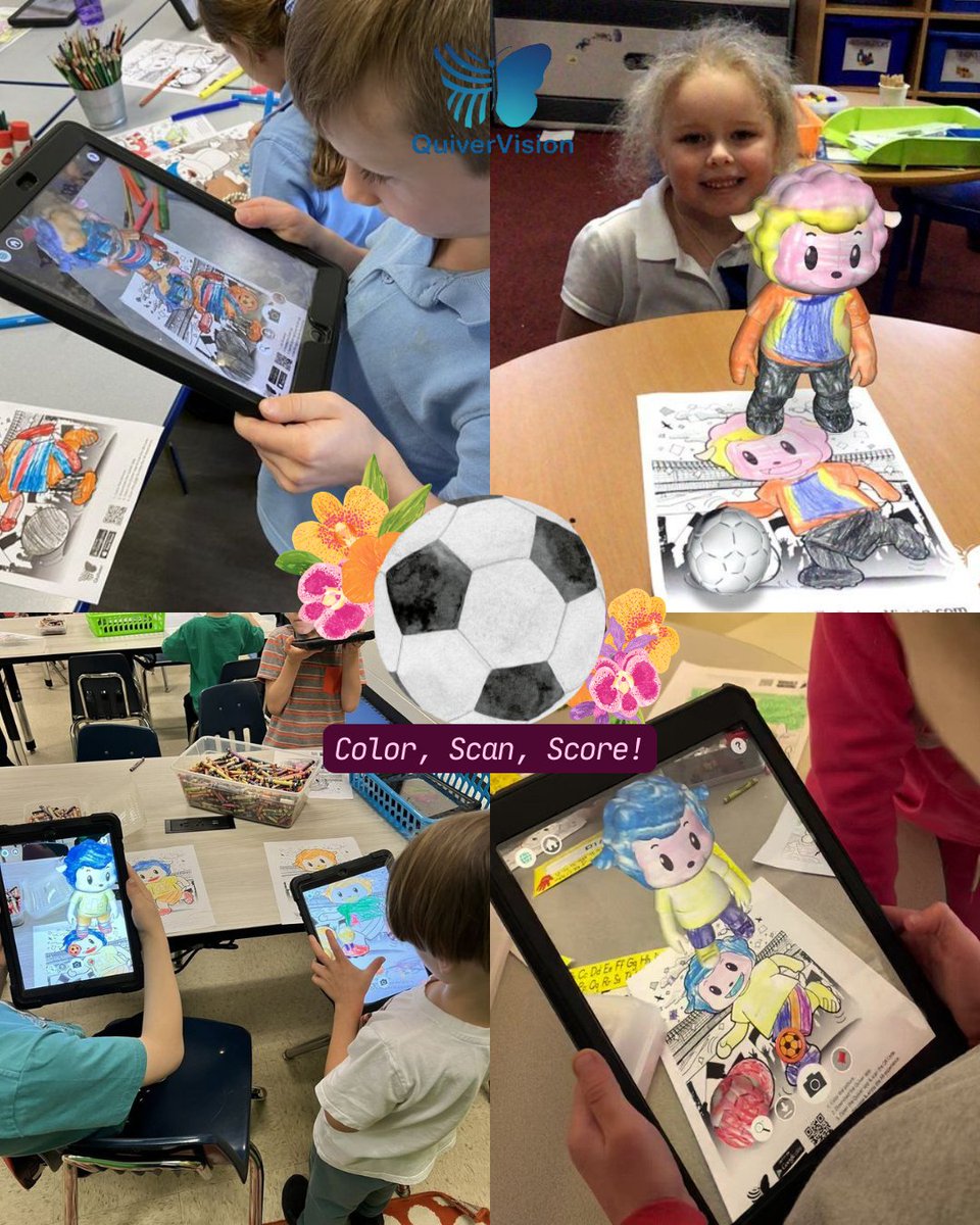 quivervision's tweet photo. Bring your soccer superstar to life in 3D! ⚽️✨ Who are you cheering for to lift the FIFA World Cup trophy? 🏆

Check out our FREE Murphy playing soccer page to join the fun: https://t.co/nPeItgfd0E

#FIFAWorldCup #WorldCup2026 #FootballCulture #AugmentedReality #Edtech #STEM https://t.co/DmfMeQnKXi