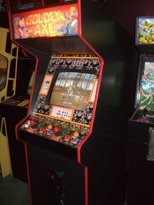 Vintage_Arcade's tweet photo. Golden Axe 1989 #arcadegames #gamerooms #RetroGaming #vintage #retro #giftideas #gamers #gaming #retrogames #giftsforher #giftsforhim #summer #pinball #arcadelegends #entertainment #retrogamers 818-246-2255 https://t.co/tMorLsiYtb