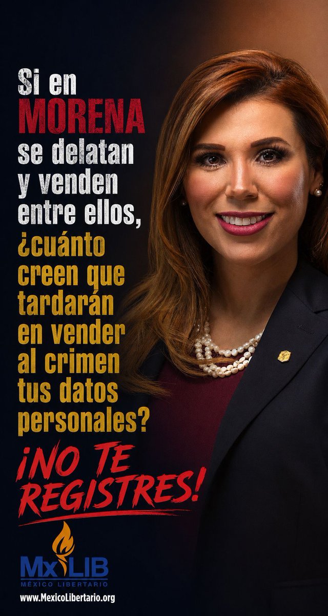 Mex_Libertario's tweet photo. No registres tu línea telefónica❗️

Te pondrías directamente en manos del crimen!

https://t.co/j2mJlGXRa2 https://t.co/aK2J0zDUP2